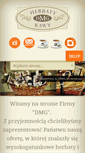 Mobile Screenshot of dmg-herbaty.pl